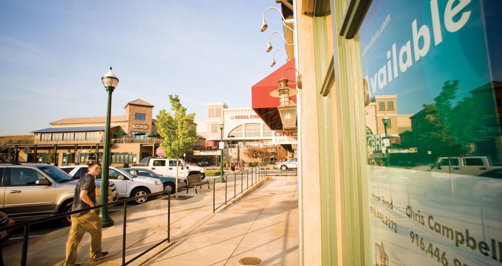 The El Dorado Hills Town Center mostly houses small independent merchants and a handful of national chains. 
