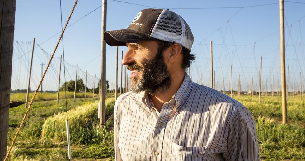 J-E Paino runs the Ruhstaller beer label. (Photo by Joan Cusick)