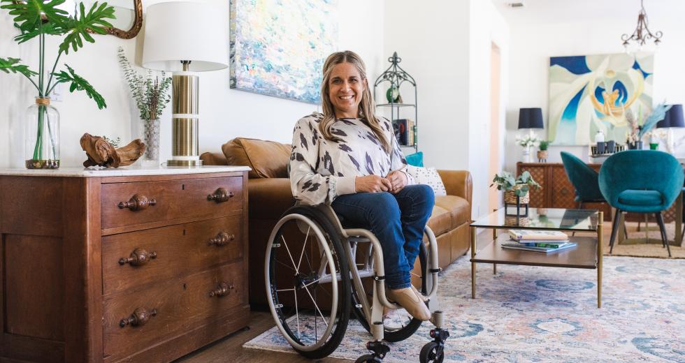 As a corporate consultant and the owner of her own company, Alycia Anderson crafts speeches and corporate policies that advocate accessibility and inclusion. (Photos by Andrew Calisterio)