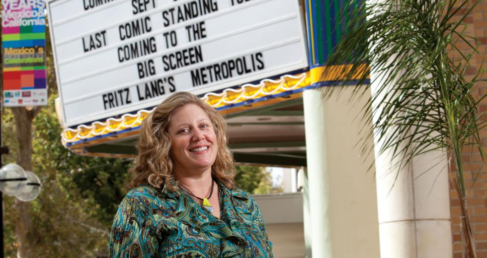 Sid Garcia-Heberger, owner, Crest Theatre