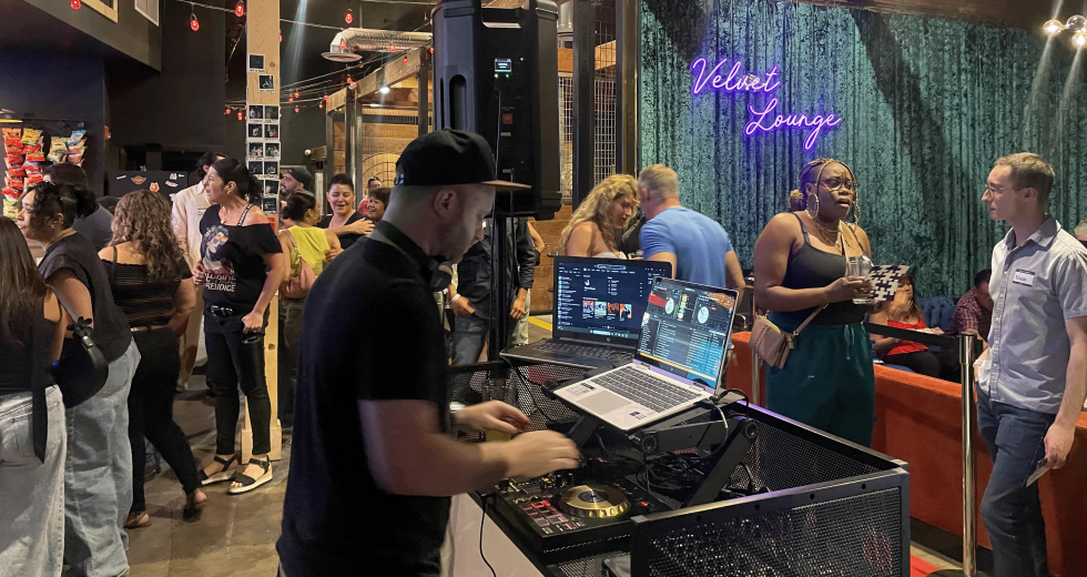 DJ Drewzy performs at ForePlay in Sacramento. (Photo courtesy of Doug Link)