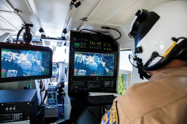 In Auburn, officers with the California Highway Patrol Valley Division Air Operations run emergency response missions from Butte County to San Joaquin County, a coverage area of 13 counties. 