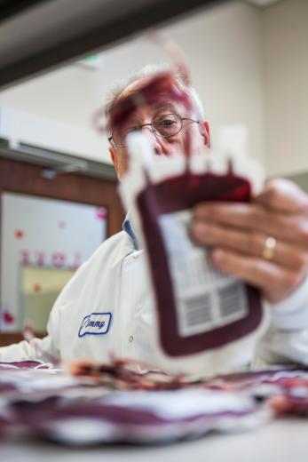 In addition to its niche laboratory work, BloodSource also ships blood to needy hospitals around the globe, including those in the U.S. impacted by crisis and natural disasters. In addition to its niche laboratory work, BloodSource also ships blood to needy hospitals around the globe, including those in the U.S. impacted by crisis and natural disasters.
