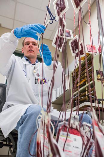 It’s a small amount compared to the volumes of blood managed by organizations like the Red Cross, but the work being done at BloodSource is highly specialized. It’s a small amount compared to the volumes of blood managed by organizations like the Red Cross, but the work being done at BloodSource is highly specialized.