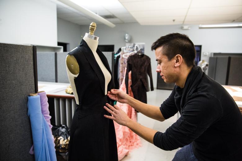 In preparation for Sacramento Fashion Week, Kouri is putting in long hours. “It’s crazy. I’m thinking, ‘Why am I doing this?’ I could just not be doing anything and sleep in,” he says. But he says his passion is more important than the extra zzzs. “It doesn’t matter how prepared you think you are, you can still end up stitching designs until the last minute.” 
