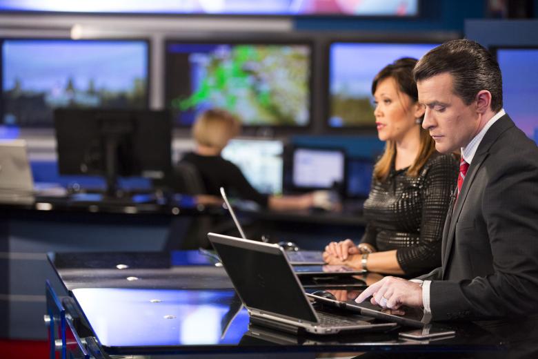 Now the station’s nightly news anchor, Steele’s responsibilities go beyond what the public sees, with many of his afternoons spent immersed in the brainstorming, interviewing and writing phases of stories that will later be reported. Now the station’s nightly news anchor, Steele’s responsibilities go beyond what the public sees, with many of his afternoons spent immersed in the brainstorming, interviewing and writing phases of stories that will later be reported.