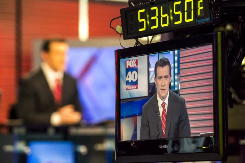 Ty Steele, with his love of journalism and storytelling, always knew he had a face for television. Ty Steele, with his love of journalism and storytelling, always knew he had a face for television.