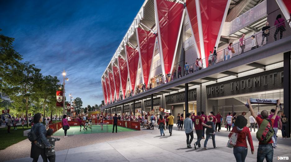 Renderings of the proposed MLS stadium for Sacramento Republic FC (Courtesy Sacramento Republic FC)