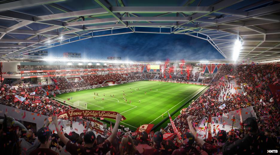 Renderings of the proposed MLS stadium for Sacramento Republic FC (Courtesy Sacramento Republic FC)