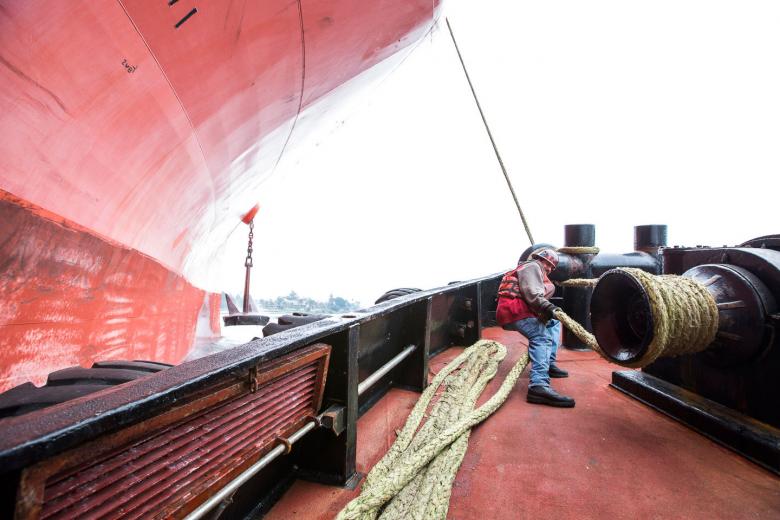 The role of tugboats in the Port of Stockton is to help large freight ships maneuver into port. The ships, between 500 and 750 feet long, can’t propel themselves to or off of the dock. The role of tugboats in the Port of Stockton is to help large freight ships maneuver into port. The ships, between 500 and 750 feet long, can’t propel themselves to or off of the dock.