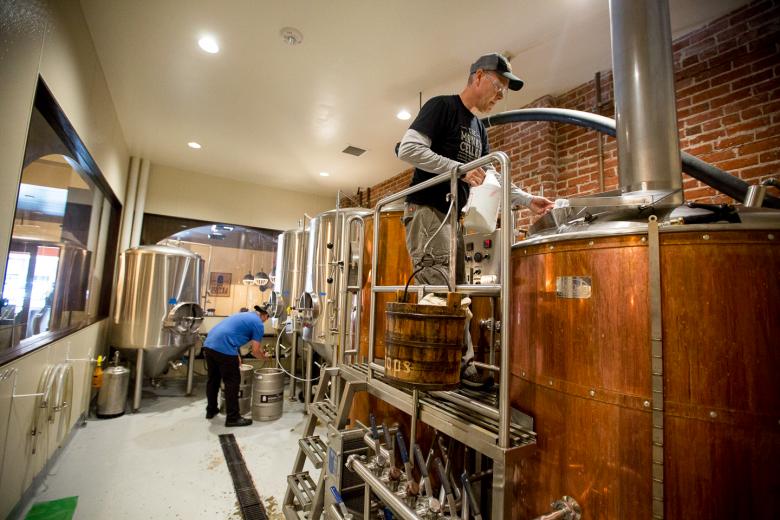 There’s a lot of quick action and then sitting,” says Klein, who opened Monk’s in October 2014. The Roseville native says business has been fantastic, exceeding his careful projections. “You can make the best beer in the world,” he says, “but if you’re not watching your numbers you’re not going to be around to pour it.”
There’s a lot of quick action and then sitting,” says Klein, who opened Monk’s in October 2014. The Roseville native says business has been fantastic, exceeding his careful projections. “You can make the best beer in the world,” he says, “but if you’re not watching your numbers you’re not going to be around to pour it.”