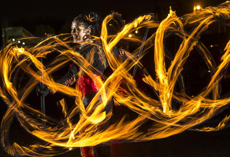 For most of her youth, Sequoia Criteser (pictured above) was petrified of fire. As a child, she would not have imagined starting a career as a fire dancer 13 years ago. She first tried the artform down by the American River, when another dancer handed her the equipment to try fire poi, a style of performance art that usually involves swinging tethered, fiery weights around in rhythmic and geometric formations.