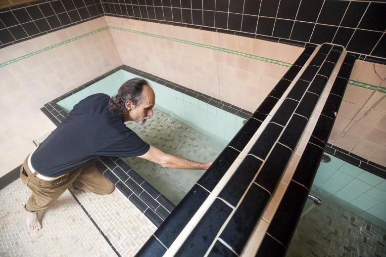 Over the next eight years, he restored the building to its early 20th century glory, including renovating the upstairs lodging, which is now a hotel.