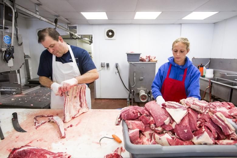 Manager Ashley Countryman (right) explains that between holidays and involvement with local fairs, there is never really an off season. "This past 4th of July, there were people lined up out the door reaching the street. There is a lot of local support." Countryman says. Manager Ashley Countryman (right) explains that between holidays and involvement with local fairs, there is never really an off season. "This past 4th of July, there were people lined up out the door reaching the street. There is a lot of local support." Countryman says.