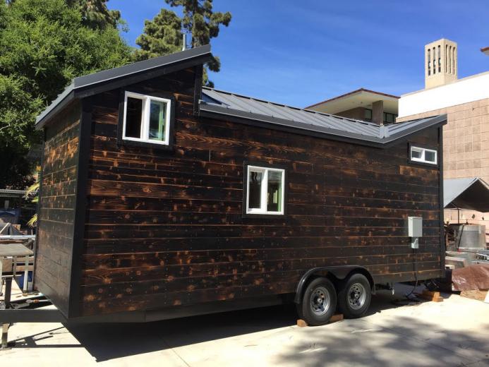 The completed backside of the building
The completed backside of the building