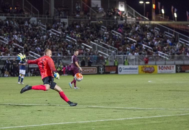 Sacramento Republic FC’s 21 players represent eight different countries — U.S., Canada, Colombia, El Salvador, England, Ireland, Mexico and Montenegro. Lodi-native and goalkeeper Dominik Jakubek’s journey to the Republic (pictured in a game against Real Monarchs SLC in July), is a bit unusual. Jakubek attended Chico State, where he helped lead the team to the NCAA Division II National Championships in 2003. Sacramento Republic FC’s 21 players represent eight different countries — U.S., Canada, Colombia, El Salvador, England, Ireland, Mexico and Montenegro. Lodi-native and goalkeeper Dominik Jakubek’s journey to the Republic (pictured in a game against Real Monarchs SLC in July), is a bit unusual. Jakubek attended Chico State, where he helped lead the team to the NCAA Division II National Championships in 2003.