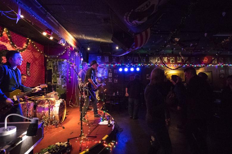 Earlier this year, the band filmed two music videos, shooting one at the Lion’s Club in Woodland, the hometown of the Amaral brothers, and the other at the Torch Club in Sacramento (shown here).