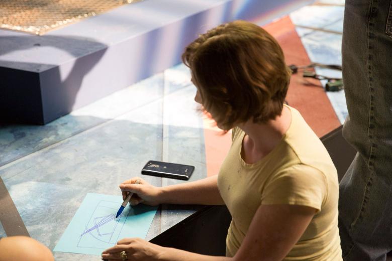 “The funny thing about set design and technical backstage work is that you don’t notice it until something goes wrong," Reno says. "We want you to walk away thinking it all looked easy." “The funny thing about set design and technical backstage work is that you don’t notice it until something goes wrong," Reno says. "We want you to walk away thinking it all looked easy."