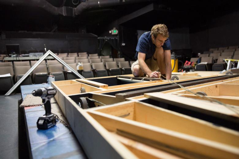 Schmidt also co-authored a graduate-level textbook on set design, Structural Design for the Stage, and runs Barnyard Theatre in Davis. Schmidt also co-authored a graduate-level textbook on set design, Structural Design for the Stage, and runs Barnyard Theatre in Davis.