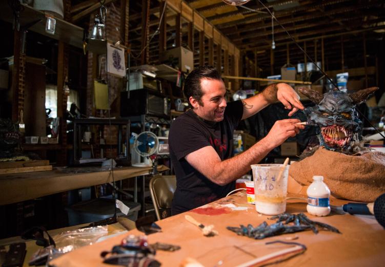 David Ainsworth is the creative mind behind Alchemy FX, a Sacramento-based special-effects studio that employs creative types and engineers to build costumes and illusions for local theaters and film producers