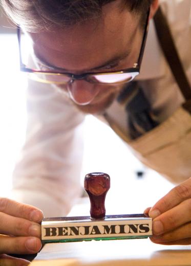 “There is something so cool about knowing I’m not just making shoes that I hope someone will eventually want to buy one day. What I make belongs to the customer before it’s ever even made and that definitely impacts the process.” Schwartz says. “There is something so cool about knowing I’m not just making shoes that I hope someone will eventually want to buy one day. What I make belongs to the customer before it’s ever even made and that definitely impacts the process.” Schwartz says.