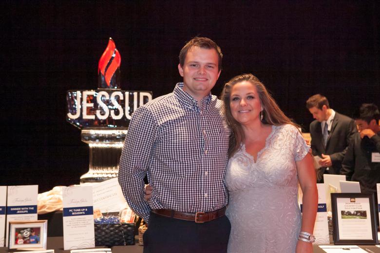 Paxton Fitzpatrick, student, William Jessup University; and Shari Fitzpatrick, founder and president, Berried in Chocolate. Paxton Fitzpatrick, student, William Jessup University; and Shari Fitzpatrick, founder and president, Berried in Chocolate.