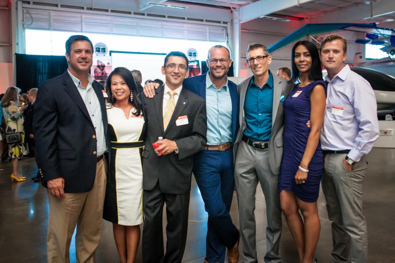 Dave Conner, project manager, Landmark Construction; with wife Sharon Conner, registered nurse, UC Davis Medical Center; Eric Solis, managing director - investment officer, Wells Fargo Advisors; Rob Stewart, host, Rob on the Road, KVIE-TV; Clayton Blakley, vice president and director of business development, Comstock’s; Jenn Crabbe’, founder and CEO, Royalhauteness; with husband Jimmy Crabbe’, CEO, Bonney Plumbing, Heating & Air Dave Conner, project manager, Landmark Construction; with wife Sharon Conner, registered nurse, UC Davis Medical Center; Eric Solis, managing director - investment officer, Wells Fargo Advisors; Rob Stewart, host, Rob on the Road, KVIE-TV; Clayton Blakley, vice president and director of business development, Comstock’s; Jenn Crabbe’, founder and CEO, Royalhauteness; with husband Jimmy Crabbe’, CEO, Bonney Plumbing, Heating & Air