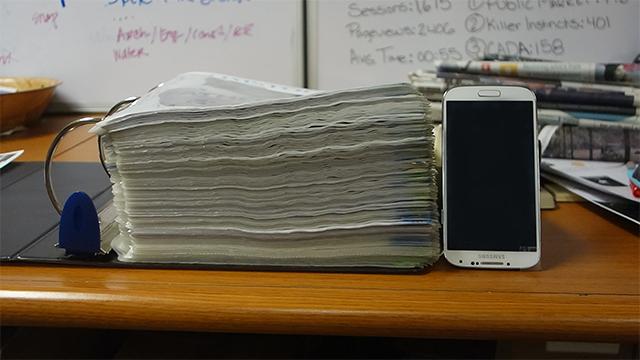 THE BINDER: This is the Comstock’s bible. Each page of this binder is combed through multiple times by multiple sets of eyes each month, but typically there aren't this many pages to review. It's exciting to watch the product come together, but nothing compares to the awesome look and feel of a freshly printed magazine. THE BINDER: This is the Comstock’s bible. Each page of this binder is combed through multiple times by multiple sets of eyes each month, but typically there aren't this many pages to review. It's exciting to watch the product come together, but nothing compares to the awesome look and feel of a freshly printed magazine.