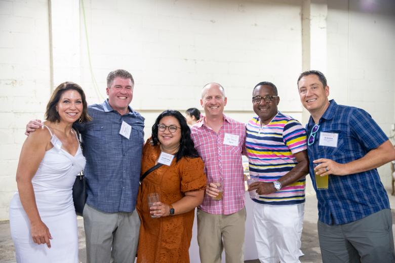 Becky Johnson, senior manager, PG&E; Mike Isle, project manager, Teichert; Jennifer Ablog, community and government relations manager, Kaiser Permanente; Phil Tretheway, vice president and creative director, Position Interactive; Kenneth Johnston, CEO, KJ2 Productions; DJ Waldow, co-founder, Simple Summers