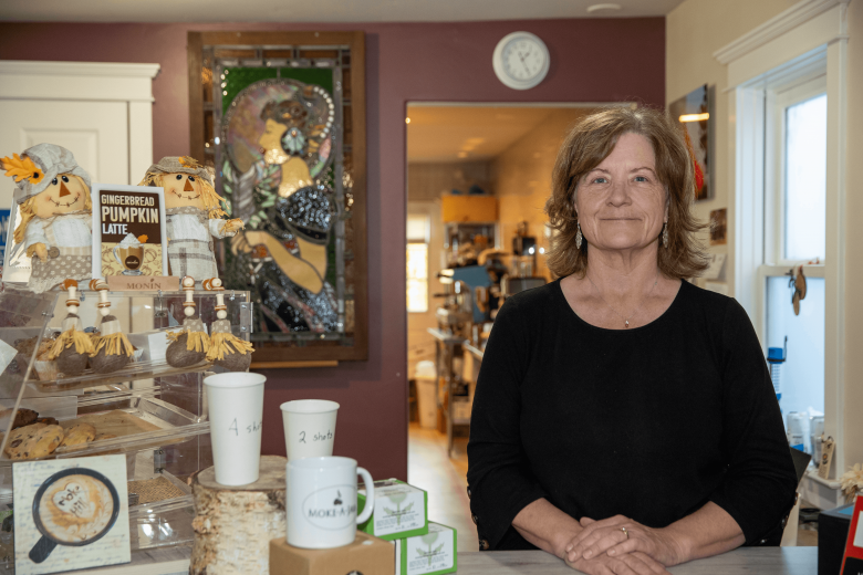 Susan Weatherby, a Calaveras County resident for 30 years and director of the Calaveras Chamber of Commerce, opened the Moke Hill Nuts & Candies/Moka Hill Java House on Main Street in 2019.