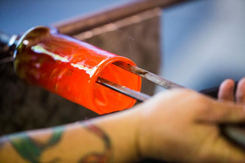 For years, Morgan’s home studio was open to the public. The foot traffic was minimal, so her South Sacramento neighbors didn’t mind. But a 2011 Groupon changed that. Morgan thought she would sell 300 coupons — maybe — for couples to come blow glass. She sold almost 1,000. For years, Morgan’s home studio was open to the public. The foot traffic was minimal, so her South Sacramento neighbors didn’t mind. But a 2011 Groupon changed that. Morgan thought she would sell 300 coupons — maybe — for couples to come blow glass. She sold almost 1,000.