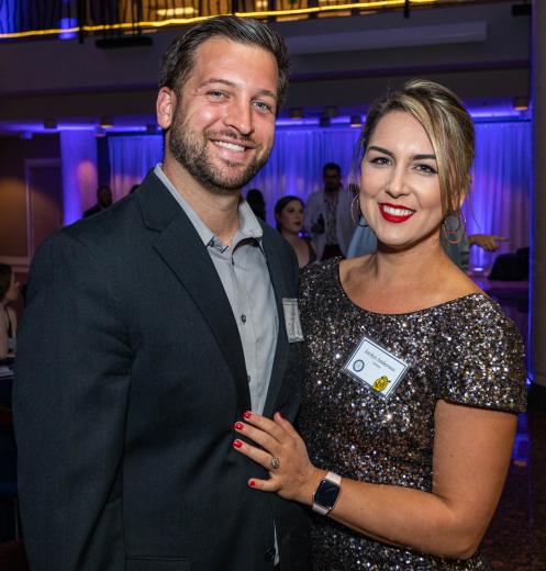 Jordyn Anderson, president, PRSA California Capital Chapter, and senior account executive, Edelman Sacramento; and Tyler Ulrich, West Sacramento branch manager, Enterprise Rent-A-Car
