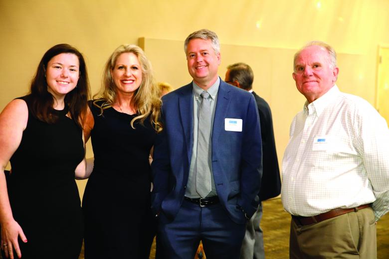 Allison Steele, marketing assistant, Drisha Leggitt & Company Communications; Drisha Leggitt, president and CEO, Drisha Leggitt & Company Communications; Brad Niles, chief operating officer and vice president of research and development, ARIZ Precision Medicine; and Lonnie Bookbinder, CEO and board chair, ARIZ Precision Medicine