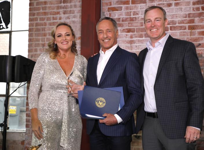 Lori Hawkins, mortgage broker, Hawkins Home Loans; Mark Friedman, founder and chairman, Fulcrum Property; Jeff Savage, CEO, Sacramento River Cats Baseball