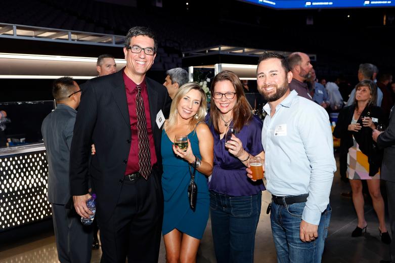 Al
Schuchard, principal, Buehler; Jenny Furuoka, wife of Toby
Furuoka; Angela Corey, accounting, Blackbird Associates;
Toby Furuoka, senior architect, Blackbird Associates