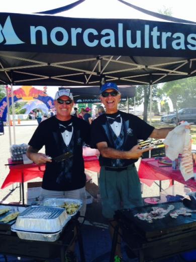 Dave and Michael, volunteers who served up a post race breakfast of pancakes, potatoes and bacon! Dave and Michael, volunteers who served up a post race breakfast of pancakes, potatoes and bacon!