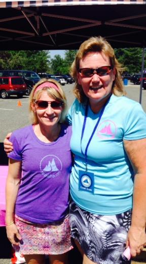 Race Director, Julie Fingar with friend Cheri Alvarez
Race Director, Julie Fingar with friend Cheri Alvarez