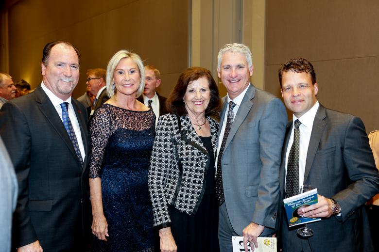 Tom Coffey, vice president, Coffey Building Group; Denise DeGroff-Coffey, president, Coffey Building Group; Jeanne Reaves, president and CEO, Jeanne Reaves Consulting; Douglas Bosley, partner, Witan Law Group; and Justin Draper, vice president and general manager, CBS Sacramento
