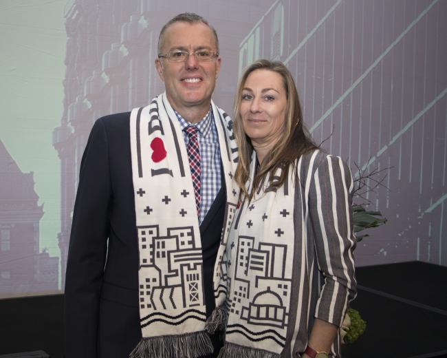 Michael Ault, executive director, Downtown Sacramento Partnership; and Christine Ault, senior brand consultant, 3fold Communications
