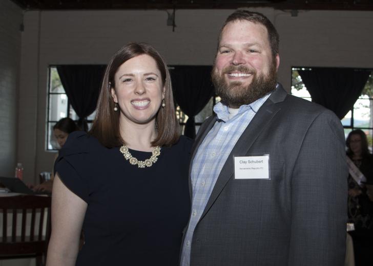 Sarah Schubert, CPA and controller, Sacramento Republic FC; and Clay Schubert, teacher, Rio Linda High School