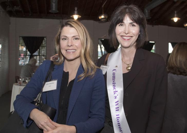 Lisa Stanley, first vice president, CBRE; and Nicole Montna Van Vleck, president and CEO, Montna Farms