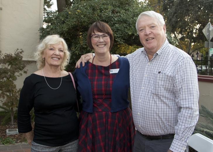 Anne Otto, wife of Johan Otto, president, Carson Development Co.; Delta Pick Mello, executive director and CEO, Sacramento History Museum; and Johan Otto