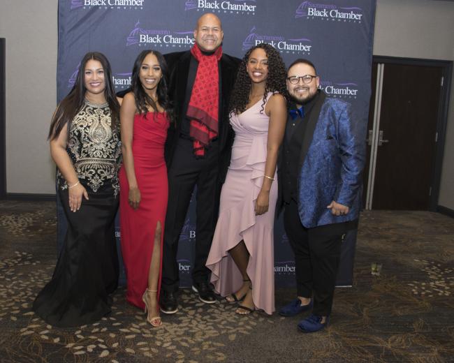 Alex Bell, host, To the Point with Alex Bell; Monica Coleman, weekend morning anchor and reporter, ABC10; Patrick Moton, Local Sales Manager, ABC10; Desiree Sheppard, host and executive producer, Your California Life, ABC10; Gerardo Cabral, Community Relations Manager, ABC10