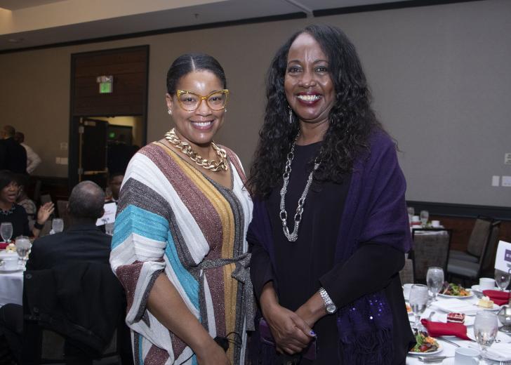 Margaret Fortune, president and CEO, Fortune School
of Education; Velma Sykes, former executive director,
SBCC