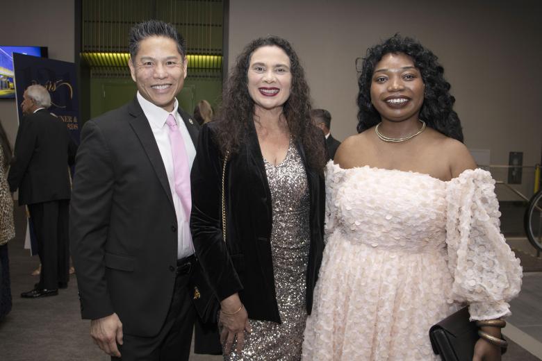 Darren Suen, District 1 coucilmember, City of Elk Grove; Bobbie Singh-Allen, mayor, City of Elk Grove; and Jeneba Lahai, executive director and board president, Yolo County Children’s Alliance