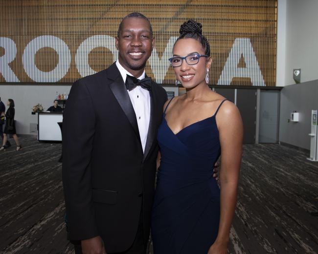 James Shelby II, senior finance controller, Solidigm Technology, and his wife, Christine Shelby