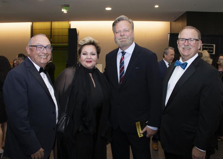 Artagnan Rodriguez, RN, Kaiser Permanente; Patricia “Trish” Rodriguez, SVP/area manager, Kaiser Permanente; Randy Sater, president, StoneBridge Properties; David Roughton, CEO, SAFE Credit Union