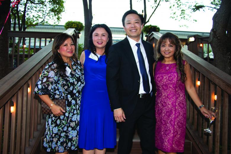 Jacqui Nguyen
Greer, commissioner, Solano Commission for Women and Girls;
Jenny Nguyen and her husband, Thien Ho, district
attorney-elect, County of Sacramento; Jinky Dolar,
director of advertising sales and marketing, ChimeTV