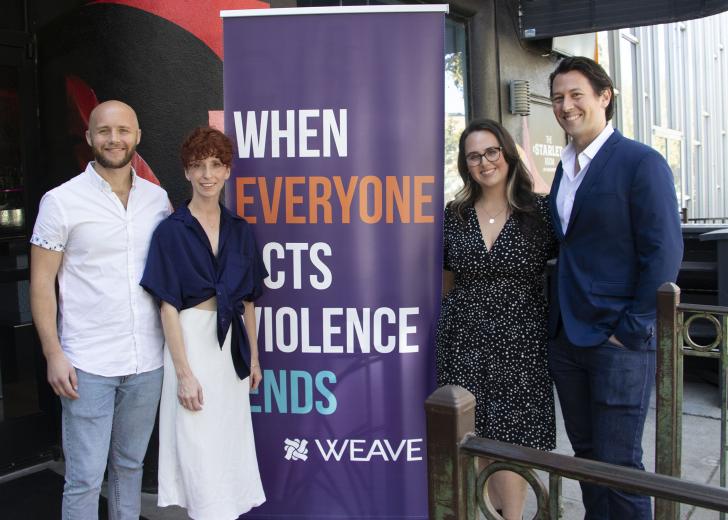 Joseph Vattimo,
co-founder and executive producer, Equal Parts Productions;
Kim Landle, founder, Klassic Contemporary Ballet Company;
Maria Vattimo, co-founder and director, Equal Parts
Productions; Joshua Amrani, CEO, The Amrani Group