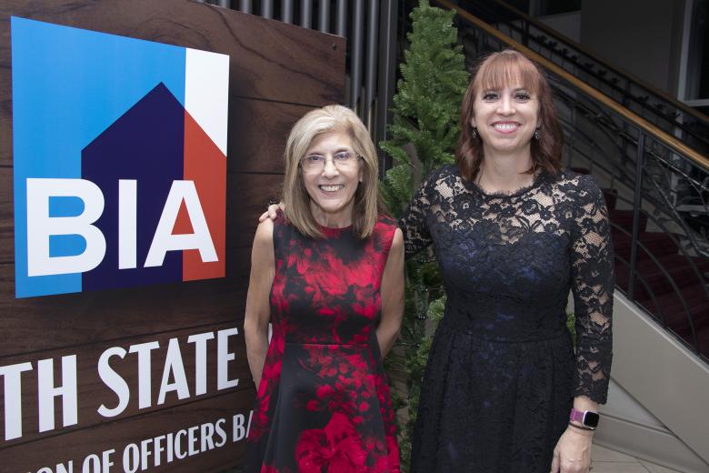 Leilani Serrecchia, community sales manager, Tim Lewis Communities, and Emily Lambert, director, The Cobra Experience